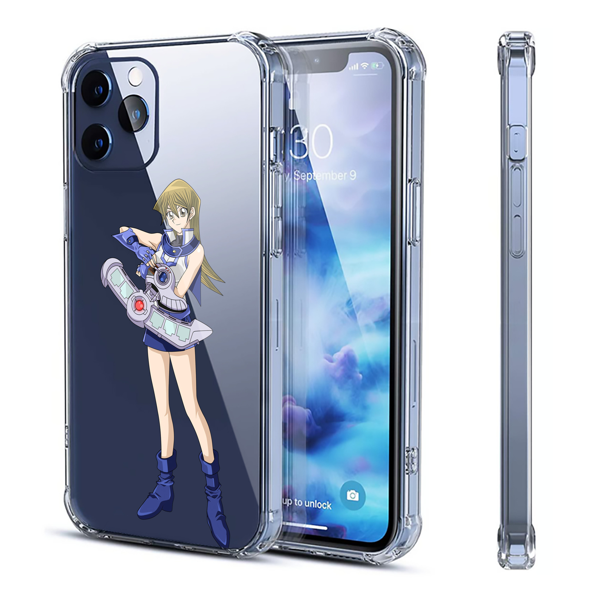 （画像用） 遊☆戯☆王 Yu-Gi-Oh! 【iPhone 12シリーズ対応】透明スマホケース（クリアソフトケース）